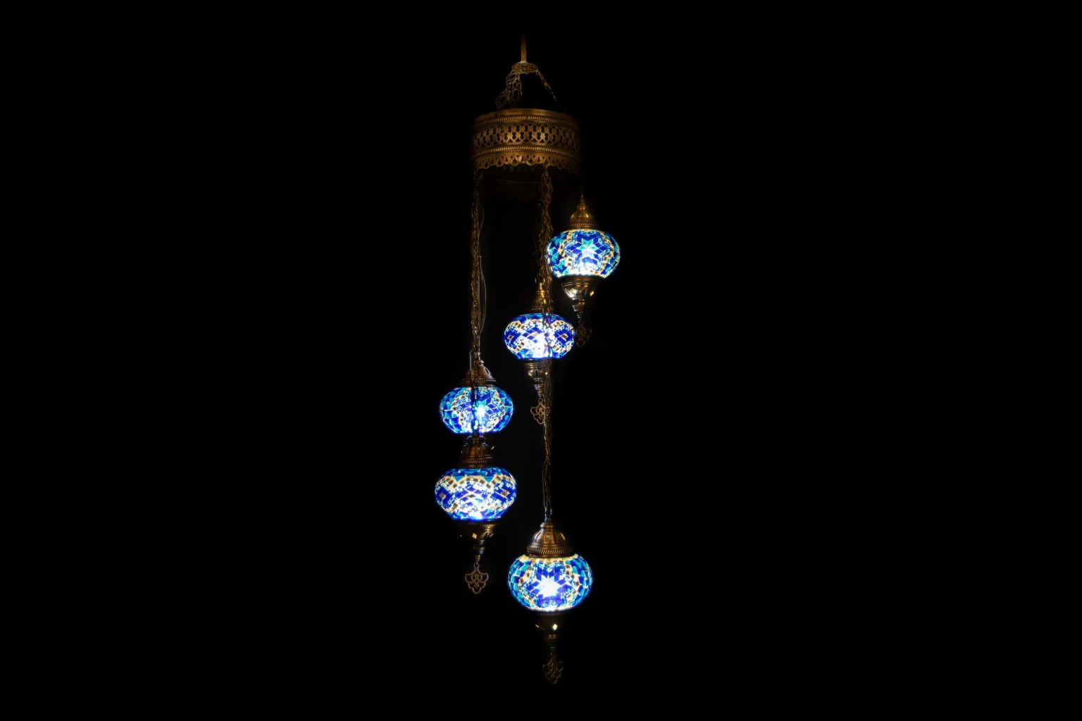 Globe Spiral Chandelier